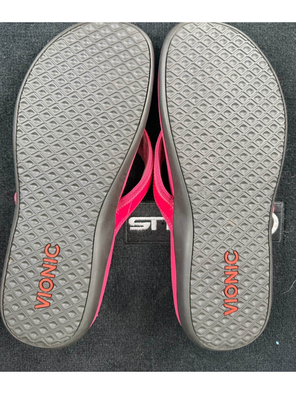 Vionic Tide II flip flops leather orthotic Sandals Size 10 - Picture 6 of 6